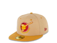 Load image into Gallery viewer, San Diego Padres New Era MLB 59FIFTY 5950 Fitted Cap Hat Camel Crown Panama Tan Visor Tan/Cardinal Swinging Friar Logo 1978 All-Star Game Side Patch Cardinal UV
