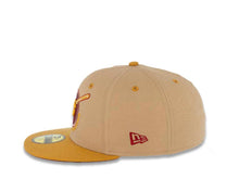 Load image into Gallery viewer, San Diego Padres New Era MLB 59FIFTY 5950 Fitted Cap Hat Camel Crown Panama Tan Visor Tan/Cardinal Swinging Friar Logo 1978 All-Star Game Side Patch Cardinal UV
