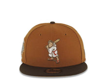Load image into Gallery viewer, San Diego Padres New Era MLB 9FIFTY 950 Snapback Cap Hat Tan Crown Brown Visor Cream/Brown Batting Friar Logo 1992 All-Star Game Side Patch Khaki UV
