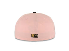 Load image into Gallery viewer, San Diego Padres New Era MLB 59FIFTY 5950 Fitted Cap Hat Cotton Pink Crown Black Visor White/Black Logo 1998 World Series Side Patch Gray UV
