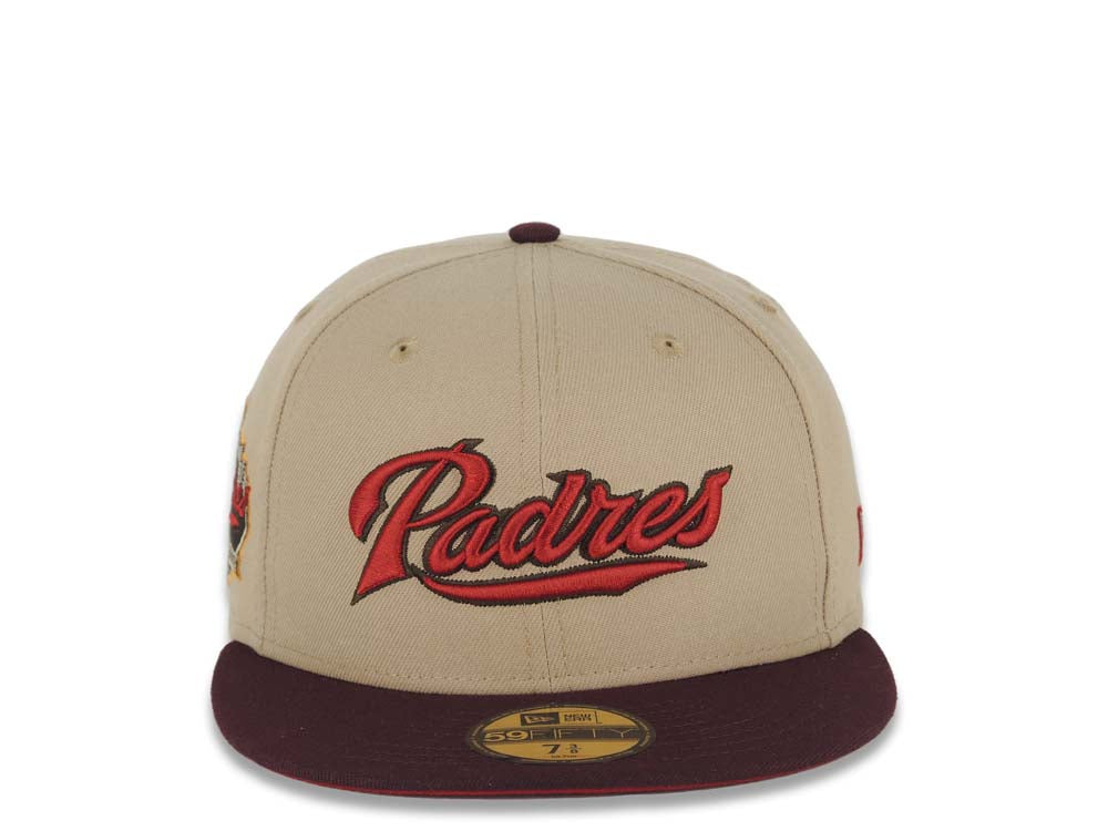 New Era Caps San Francisco 49ers Maroon 59FIFTY Fitted Hat Maroon/Khaki