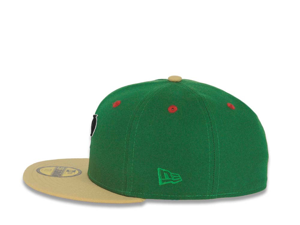 San Diego Padres New Era White Logo 59FIFTY Fitted Hat - Kelly Green