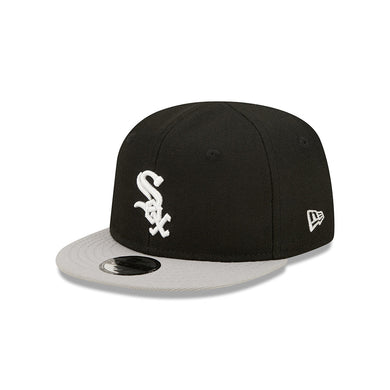 (Infant) Chicago White Sox New Era MLB 9FIFTY 950 Snapback Cap Hat Black Crown Gray Visor White Logo (My 1st First)