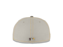 Load image into Gallery viewer, San Diego Padres New Era MLB 59FIFTY 5950 Fitted Cap Hat Gray Crown Dark Gray Visor Gray/Yellow Logo Padres Side Patch (Gray Pop)
