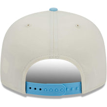 Load image into Gallery viewer, Los Angeles Dodgers New Era MLB 9FIFTY 950 Snapback Cap Hat Cream Crown Sky Blue Visor Sky Blue/Pink Logo (2-Tone Color Pack)
