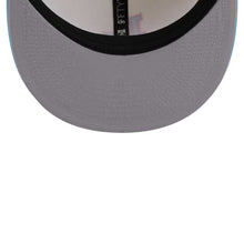 Load image into Gallery viewer, Los Angeles Dodgers New Era MLB 9FIFTY 950 Snapback Cap Hat Cream Crown Sky Blue Visor Sky Blue/Pink Logo (2-Tone Color Pack)
