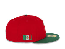 Load image into Gallery viewer, Mexico New Era World Baseball Classic WBC 59FIFTY 5950 Fitted Cap Hat Red Crown Green Visor White/Green/Red Logo Gray UV
