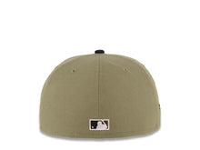 Load image into Gallery viewer, (Corduroy Visor) San Diego Padres New Era MLB 59FIFTY 5950 Fitted Cap Hat Olive Crown Black Visor Cream/Black Logo 40th Anniversary Side Patch Gray UV
