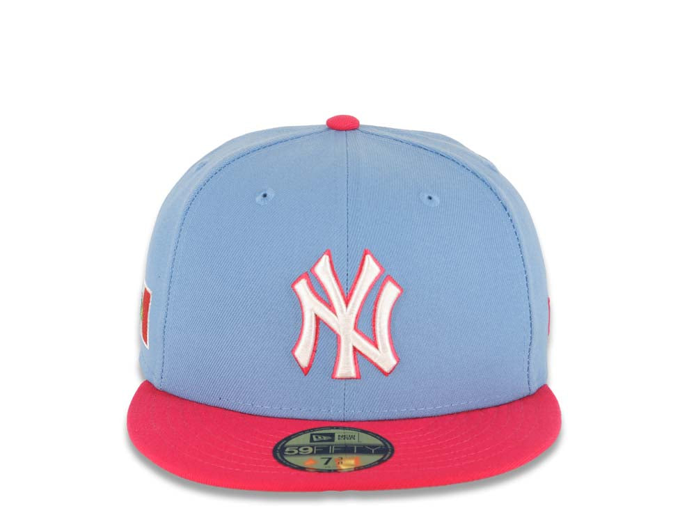 7 7/8 - New York hot Yankees Sneakertown MIA Exclusive Sky Blue UV New Era Fitted