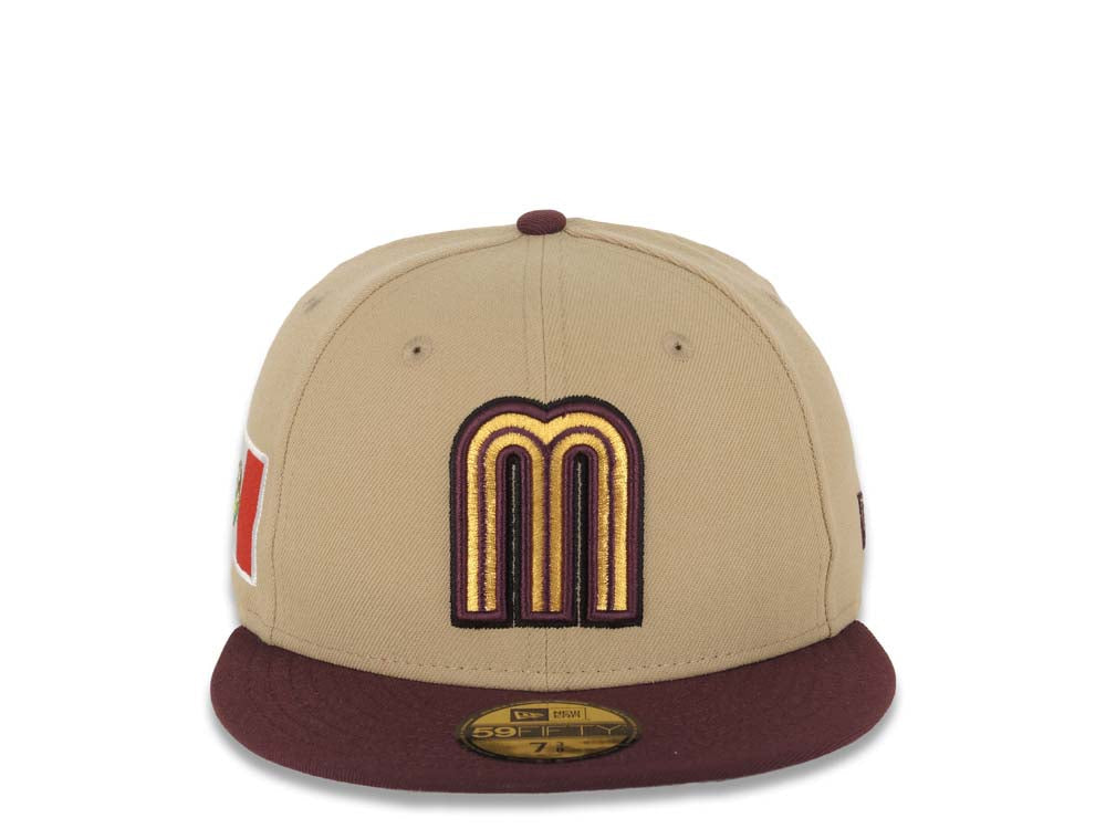 New Era Mexico Wbc M Maroon 59FIFTY Fitted 8