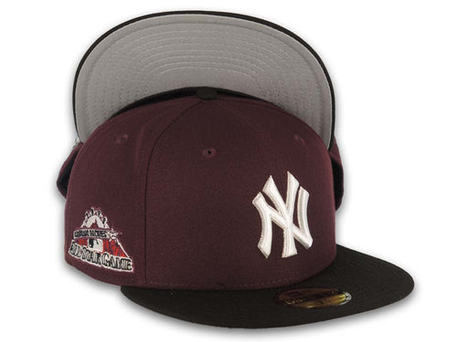 New York Yankees New Era MLB 59FIFTY 5950 Fitted Cap Hat COLOR1 Crown COLOR2 Visor COLOR3 Logo 1998 All-Star Game Side Patch