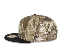 Load image into Gallery viewer, (Glow White) San Diego Padres New Era MLB 59FIFTY 5950 Fitted Cap Hat Real Tree Edge Camo Crown Black Visor Glow White Logo Batterman Batty Side Patch
