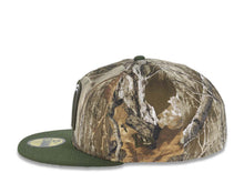 Load image into Gallery viewer, Mexico New Era 59FIFTY 5950 Fitted Cap Hat Real Tree Edge Camo Crown Olive Green Visor White/Olive Green Logo Mexico Flag Side Patch Gray UV
