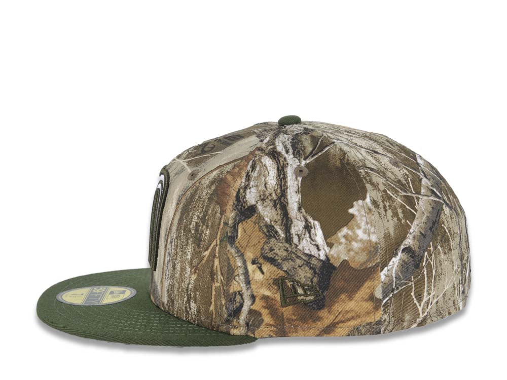 Mexico New Era 59FIFTY 5950 Fitted Cap Hat Real Tree Edge