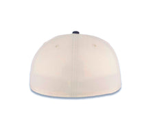 Load image into Gallery viewer, Los Angeles Anaheim Angels New Era MLB 59FIFTY 5950 Fitted Cap Hat Cream Crown Navy Visor Orange/Metallic Gray Logo Batterman Batty Side Patch
