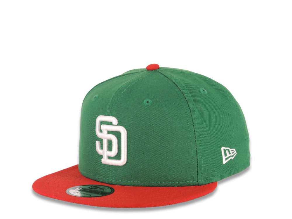 San Diego Padres New Era MLB 9FIFTY 950 Snapback Cap Hat Green