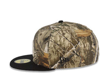 Load image into Gallery viewer, Los Angeles Dodgers New Era MLB 59FIFTY 5950 Fitted Cap Hat Real Tree Edge Camo Crown Black Visor Glow White Logo Batterman Batty Side Patch Gray UV
