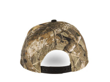 Load image into Gallery viewer, (Glow In The Dark) San Diego Padres New Era MLB 9FORTY 940 Adjustable A-Frame Cap Hat Real Tree Edge Camo Crown Black Visor Glow White Logo Side Batty
