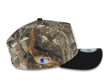 Load image into Gallery viewer, (Glow In The Dark) San Diego Padres New Era MLB 9FORTY 940 Adjustable A-Frame Cap Hat Real Tree Edge Camo Crown Black Visor Glow White Logo Side Batty
