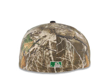 Load image into Gallery viewer, Arizona Diamondbacks New Era MLB 59FIFTY 5950 Fitted Cap Hat Real Tree Edge Camo Crown Black Visor Metallic Green/White Logo 1998 Inaugural Season Side Patch Gray UV
