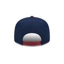 Load image into Gallery viewer, (Youth) Los Angeles Dodgers New Era MLB 9FIFTY 950 Kid Snapback Cap Hat Navy Blue Crown Maroon Visor White Logo (2-Tone Color Pack)
