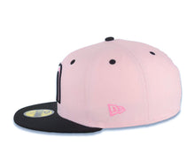 Load image into Gallery viewer, Mexico New Era WBC World Baseball Classic 59FIFTY 5950 Fitted Cap Hat Pink Crown Black Visor White/Dark Pink/Black Logo Mexico Flag Side Patch Green UV
