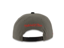Load image into Gallery viewer, Chicago Blackhawks Mitchell &amp; Ness NHL Snapback Cap Hat Dark Gray Crown Black Visor Team Color Logo Red UV
