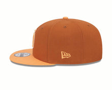 Load image into Gallery viewer, San Diego Padres New Era MLB 9FIFTY 950 Snapback Cap Hat Dark Orange Crown Orange Visor Orange/White Logo (2-Tone Color Pack)
