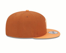 Load image into Gallery viewer, New York Yankees New Era MLB 9FIFTY 950 Snapback Cap Hat Dark Orange Crown Orange Visor Orange/White Logo (2-Tone Color Pack)
