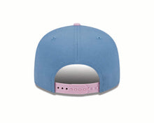 Load image into Gallery viewer, Los Angeles Dodgers New Era MLB 9FIFTY 950 Snapback Cap Hat Dark Sky Blue Crown Pink Visor Pink/White Logo (2-Tone Color Pack)
