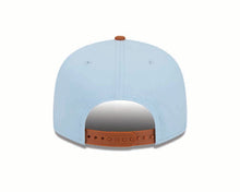 Load image into Gallery viewer, (Youth) San Diego Padres New Era MLB 9FIFTY 950 Kid Snapback Cap Hat Dark Sky Blue Crown Dark Orange Visor Dark Orange Logo (2-Tone Color Pack)

