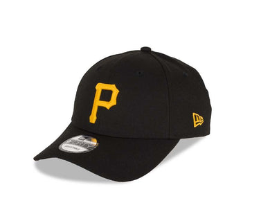 Pittsburgh Pirates New Era MLB 59FIFTY 5950 Fitted Cap Hat Team Color Black Crown/Visor Yellow Logo