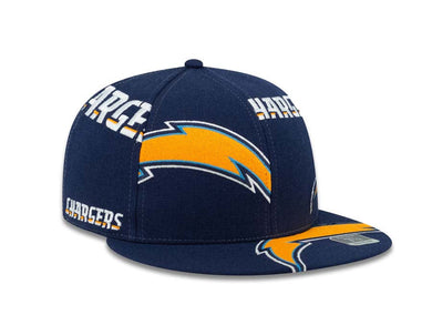 San Diego Chargers Reebok NFL Fitted Hat Navy Crown/Visor Team Color Superlogo Big Large Logo