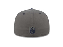 Load image into Gallery viewer, Dallas Cowboys Reebok NFL Flat Visor Flexfit Cap Hat Gray Crown/Visor Blue Side Logo With Screen Printed Paint Splatter
