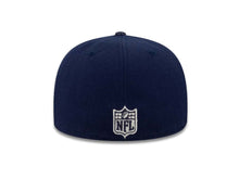 Load image into Gallery viewer, San Diego Chargers Reebok NFL Fitted Cap Hat Navy Crown/Visor Team Color Logo With Shadow Tonal Logo
