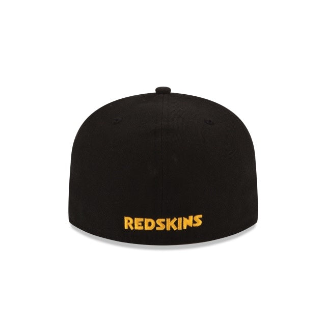 Washington Redskins New Era NFL 59FIFTY 5950 Fitted Cap Hat Black