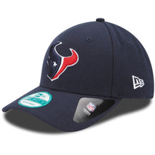 Load image into Gallery viewer, Houston Texans New Era NFL 9FORTY 940 Adjustable Cap Hat Navy Crown/Visor Team Color Logo

