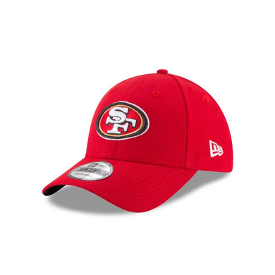 San Francisco 49ers New Era 9FORTY 940 Adjustable Cap Hat Red Crown/Visor Team Color Logo