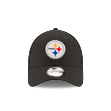 Load image into Gallery viewer, Pittsburgh Steelers New Era NFL 9FORTY 940 Adjustable Cap Hat Black Crown/Visor Team Color Logo 
