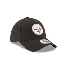 Load image into Gallery viewer, Pittsburgh Steelers New Era NFL 9FORTY 940 Adjustable Cap Hat Black Crown/Visor Team Color Logo 
