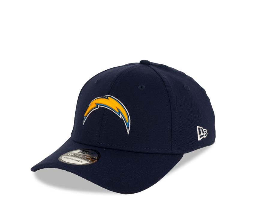 San Diego Chargers New Era NFL 39THRITY 3930 Flexfit Cap Hat Navy Crown/Visor Team Color Logo