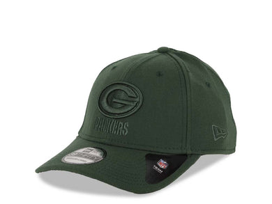 Green Bay Packers New Era NFL 39THIRTY 3930 Flexfit Cap Hat Green Crown/Visor Green Logo 