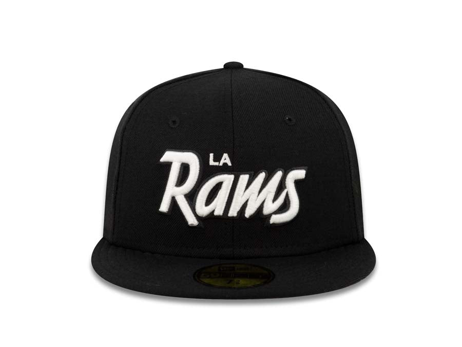 New Era Rams Script 5950 Black White