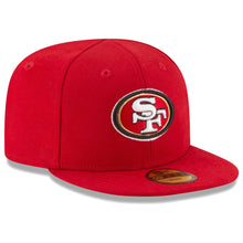 Load image into Gallery viewer, San Francisco 49ers New Era NFL 59FIFTY 5950 Fitted Cap Hat Maroon Crown/Visor Team Color Logo
