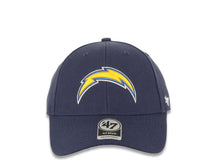 Load image into Gallery viewer, San Diego Chargers &#39;47 Brand NFL MVP Adjustable Cap Hat Light Navy Blue Crown/Visor Team Color Logo
