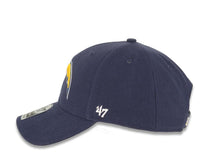 Load image into Gallery viewer, San Diego Chargers &#39;47 Brand NFL MVP Adjustable Cap Hat Light Navy Blue Crown/Visor Team Color Logo
