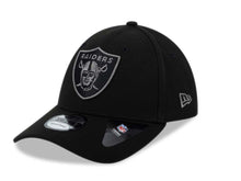 Load image into Gallery viewer, Oakland Raiders New Era NFL 9FORTY 940 Adjustable Cap Hat Black Crown/Visor Dark Gray/Black Logo

