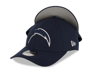 San Diego Chargers New Era NFL 9FORTY 940 Adjustable Cap Hat Navy Blue Crown/Visor Navy Blue/White Logo Gray UV