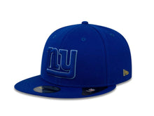 Load image into Gallery viewer, New York Giants New Era 59FIFTY 5950 Fitted Cap Hat Royal Blue Crown/Visor Royal Blue/Sky Blue Logo (Black Label)
