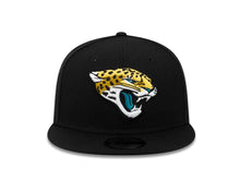 Load image into Gallery viewer, Jacksonville Jaguars New Era NFL 9FIFTY 950 Snapback Cap Hat Black Crown/Visor Team Color Logo
